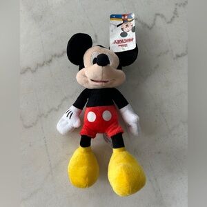 Disney Mickey Mouse Plush - Black, Red, Yellow